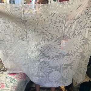 Table cloth crochet